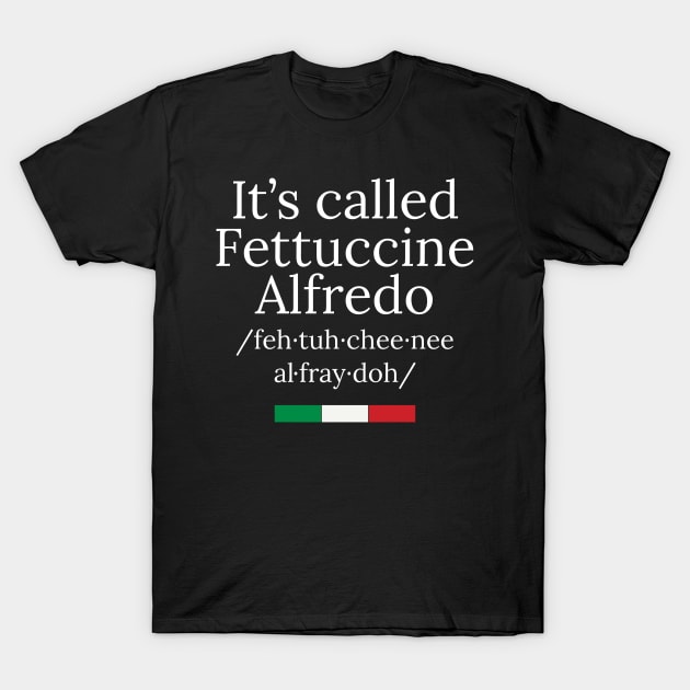 It's called Pasta Fettuccine Alfredo T-Shirt by CookingLove